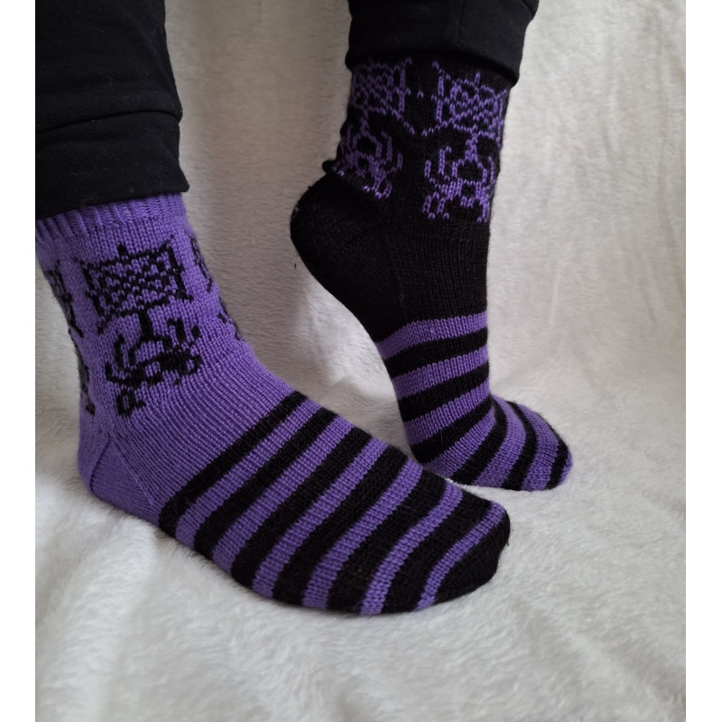 PATRON TRICOT CHAUSSETTES tisser sa toile socks