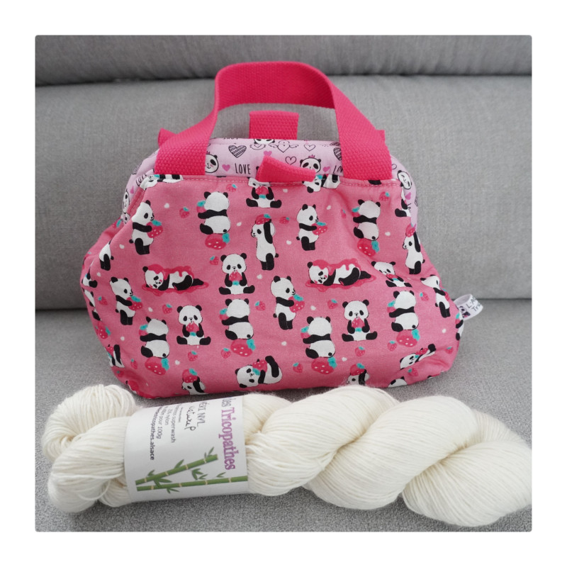 CLAP CLAP S Panda Fraise Rose