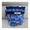 POCHON BLEU FLEURS